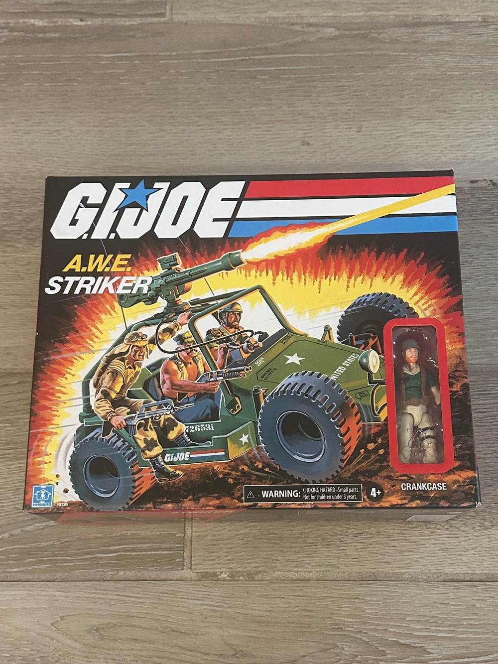 Hasbro G.I. Joe A.W.E. Striker & Crankcase Action Figure (Brand New)